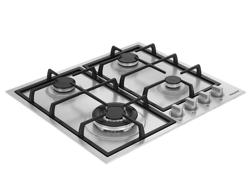 9106610 Газовая варочная поверхность Hotpoint HGMT 642 W IX STDN-0047909 - Вид №2