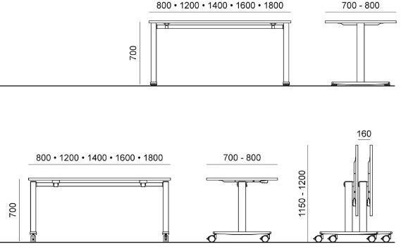 Diemmebi Прямоугольный стол со складной столешницей sun-id-1499156 - Вид №1