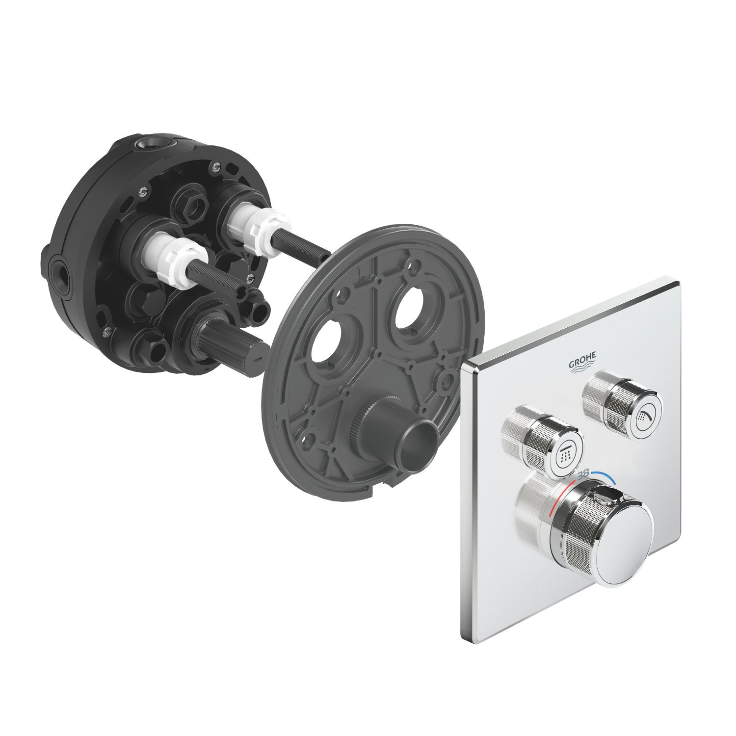 2-ходовой термостатический смеситель Grohe Grohtherm SmartControl ARCH-00115978 - Вид №3