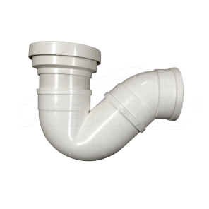 Сифон для чаши-генуя (пластик) горизонтальный  Комплектующие Public Steel 