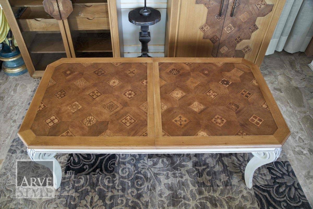 Деревянный прямоугольный выдвижной стол для гостиной Arvestyle паркет ARCH-00136063 - Вид №2