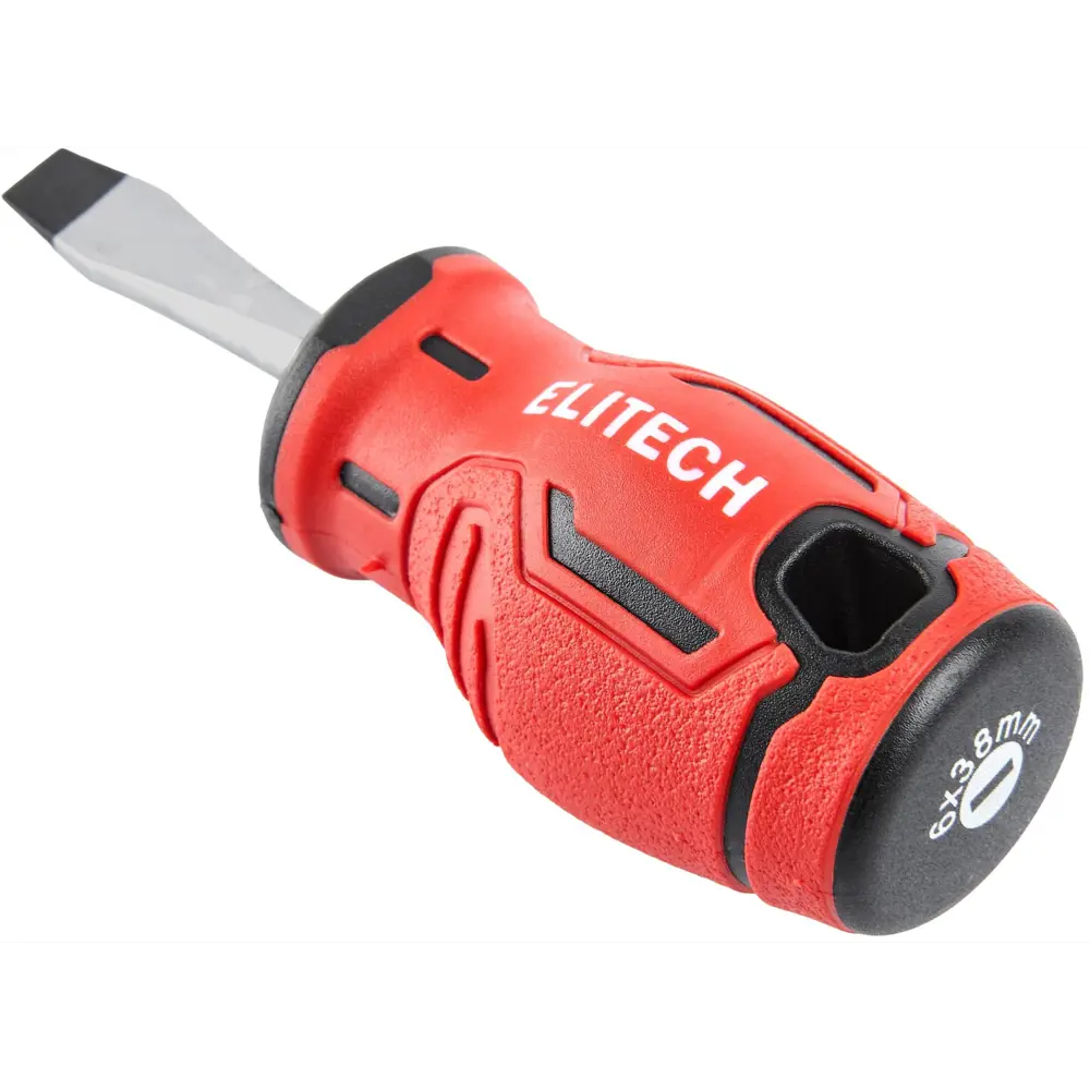 Отвертка Elitech 211104 SL6x38 мм с магнитным наконечником 89407113 STLM-1570648 - Вид №2