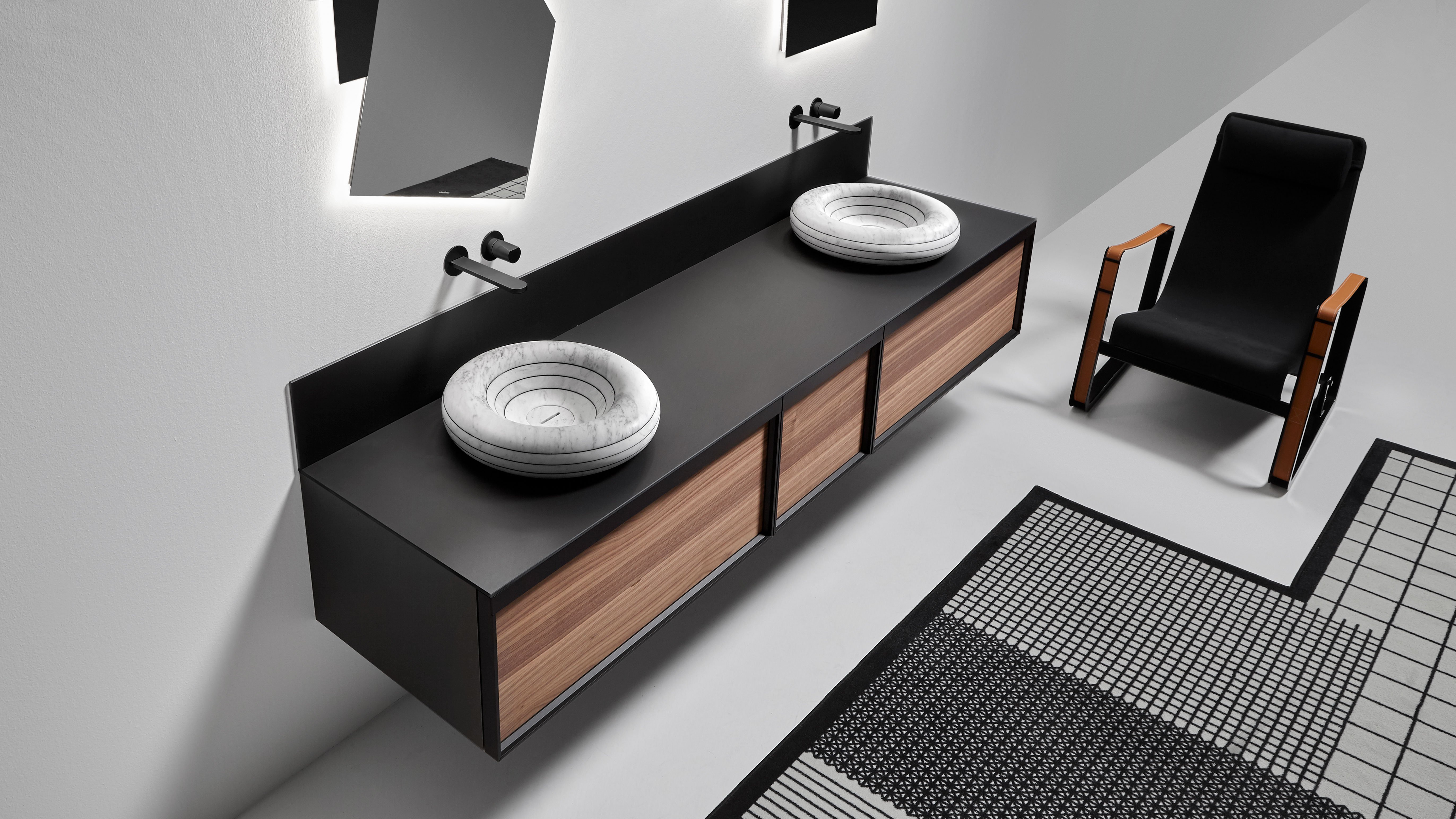 Rigati Накладная раковина на столешницу  прямоугольная Antoniolupi  - Вид №13