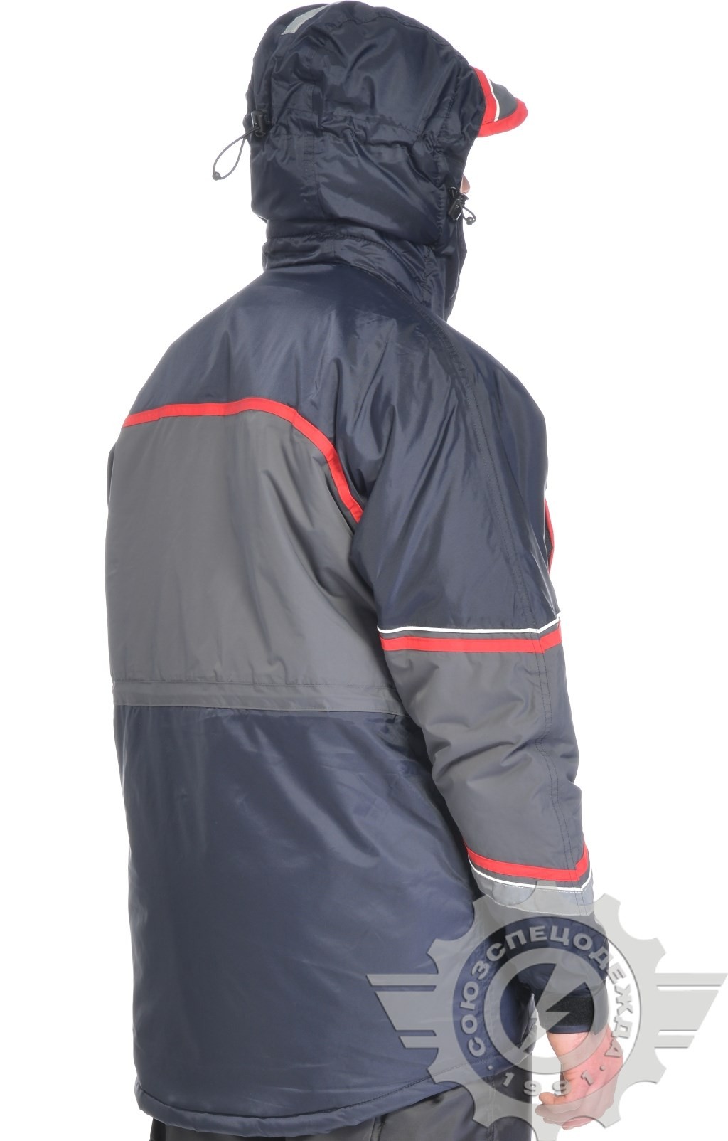 60900 Куртка "Байкал" зимняя с СВП  Зимняя спецодежда  размер 64-66/170-176  - Вид №2