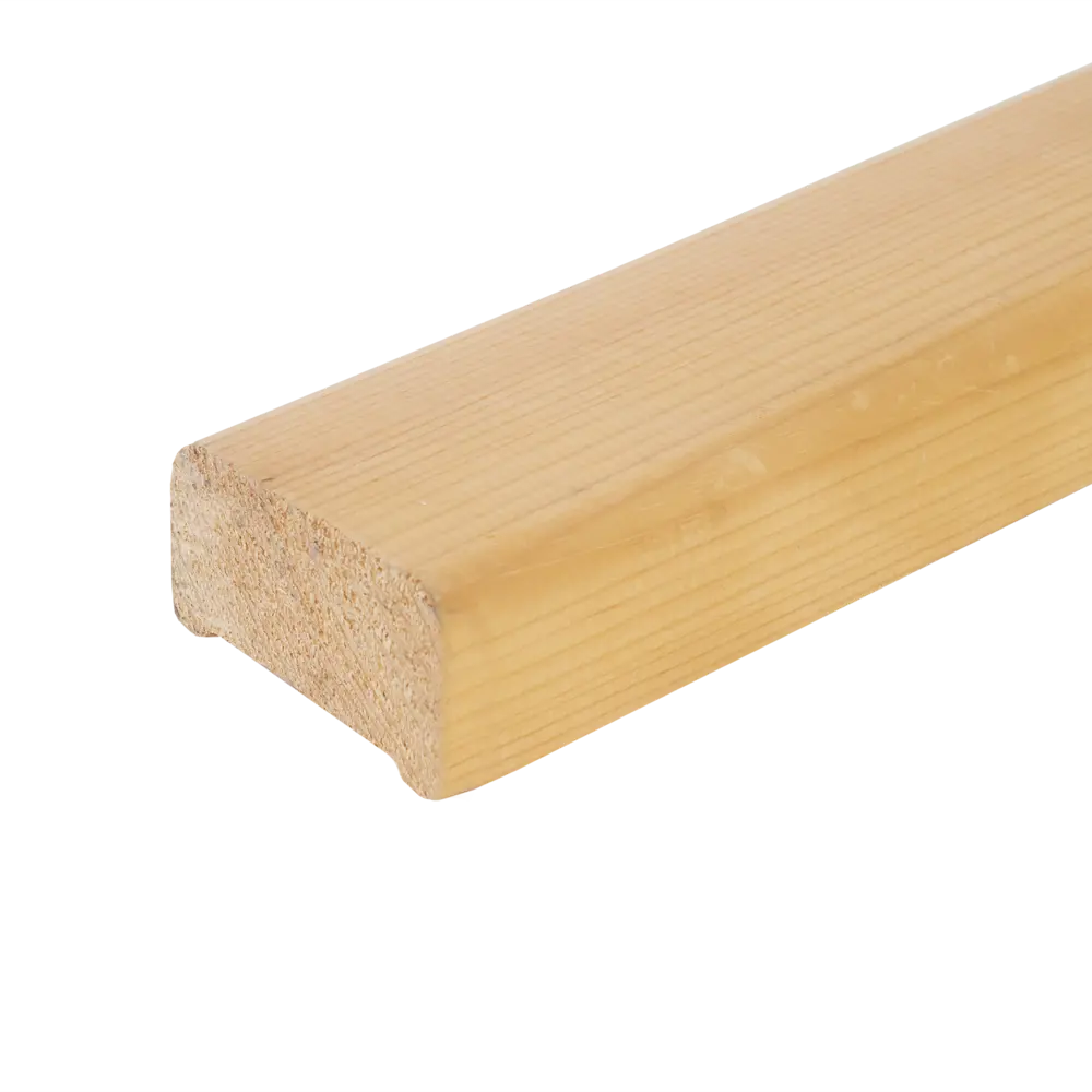 Поручень прямоугольный сращенный хвоя сорт Экстра 40x70x3000 мм 83850940 STLM-2012118 Santreyd 