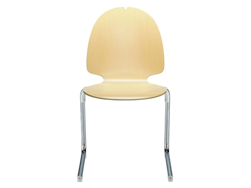 Деревянный шпон консольный штабелируемый стул Brunner ARCH-00079271 - Вид №11