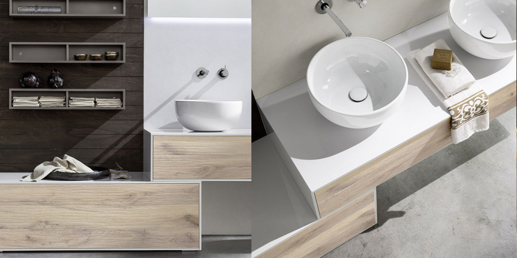 Комплект мебели для ванной Sky 161 Arbi Sky Antique Oak Collection Skynews SKY161 - Вид №1