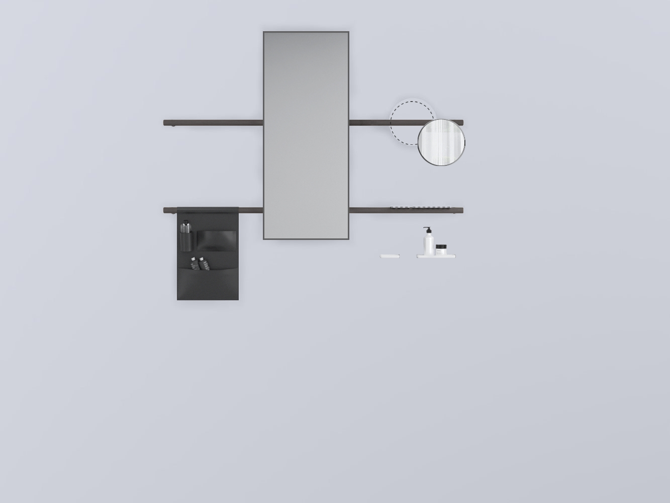 SWSTRE-RG+SWSPR-CM+SWSPI-NM+SWM10-BI+SWM20-BI+SWSCR-NE . прямоугольный дерево cielo Siwa Ceramica Cielo