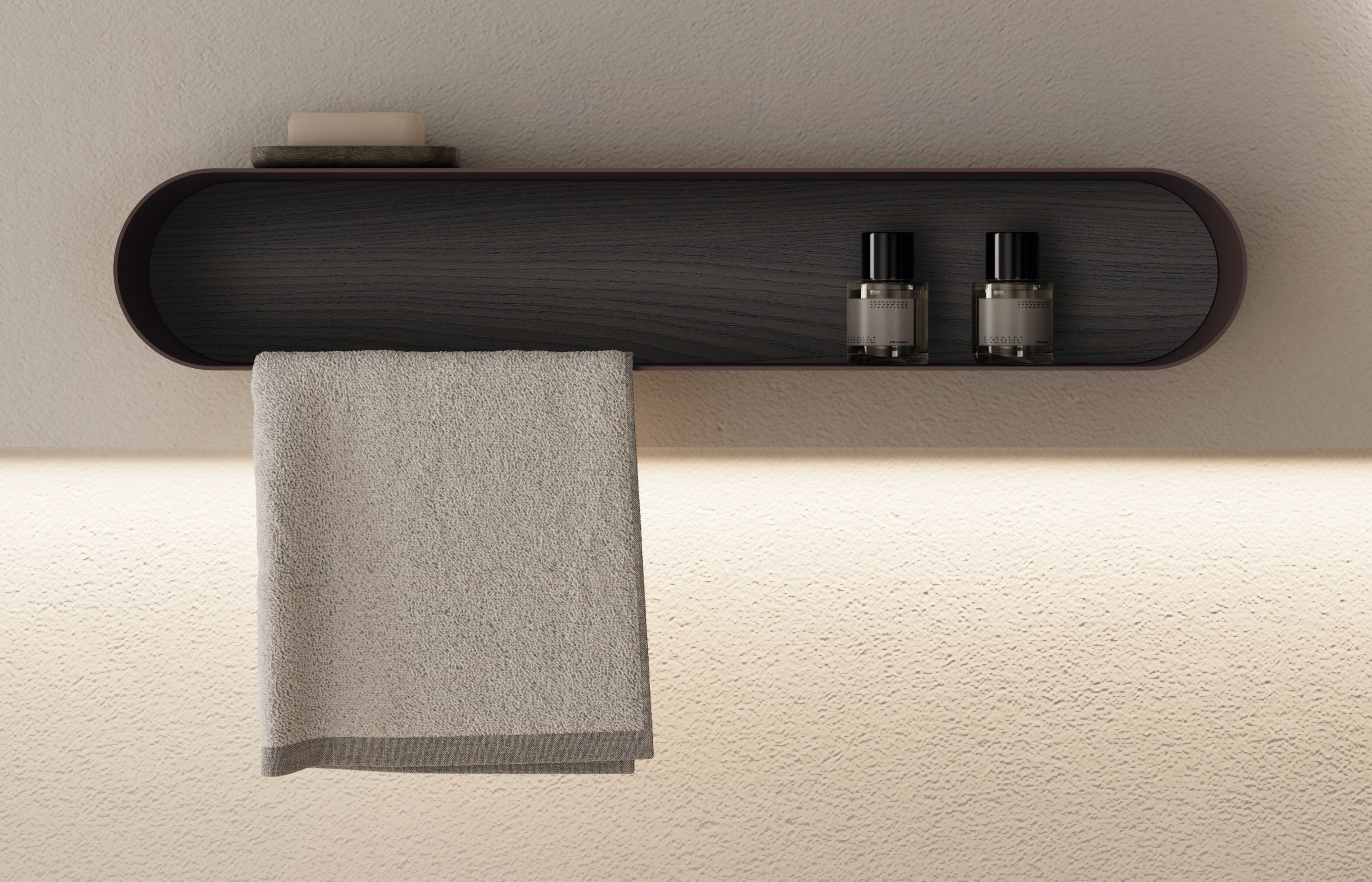 Двойной подвесной туалетный столик с зеркалом Ideagroup Seventy Form ARCH-00014054 - Вид №2