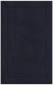 Фасады для кухни Кантри Фрезеровка «Ланос» Дуб фактурный чернильный №525