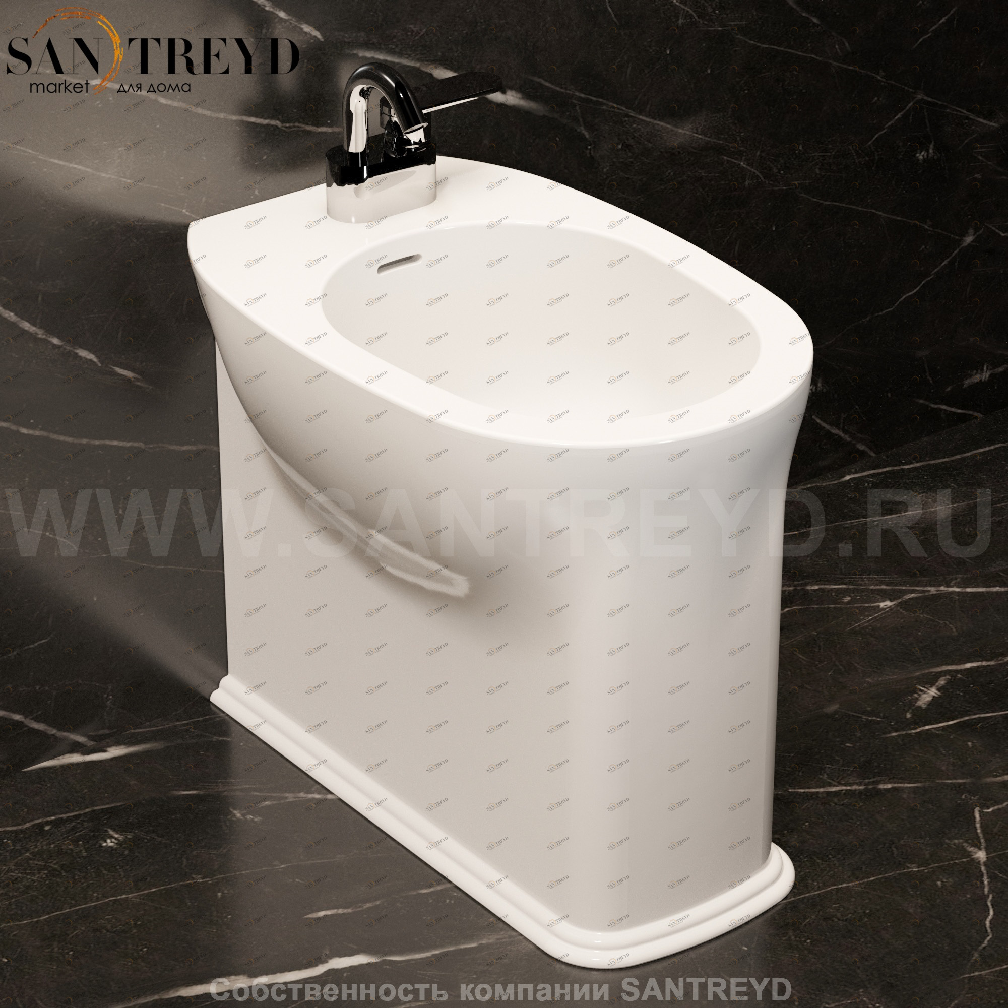 MA217.9016 Биде напольное Madre Ceramica Flaminia