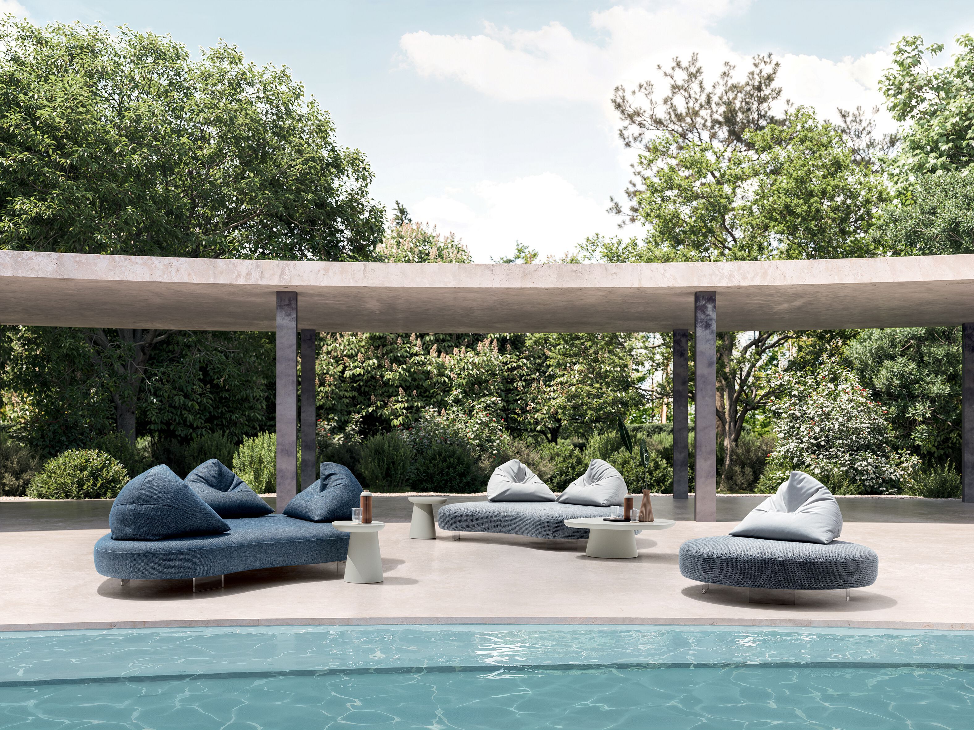 Ткань сад диван Ditre Italia Papilo ARCH-00041589 - Вид №3