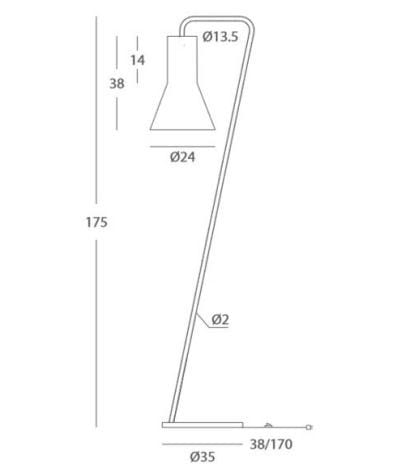 Светодиодная напольная лампа из веревки и металла Olé Lighting Kora ARCH-00043993 - Вид №4
