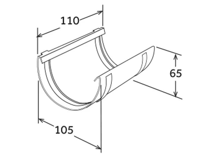 Простое соединение желоба 100 First Corporation First Plast ARCH-00149746 - Вид №2