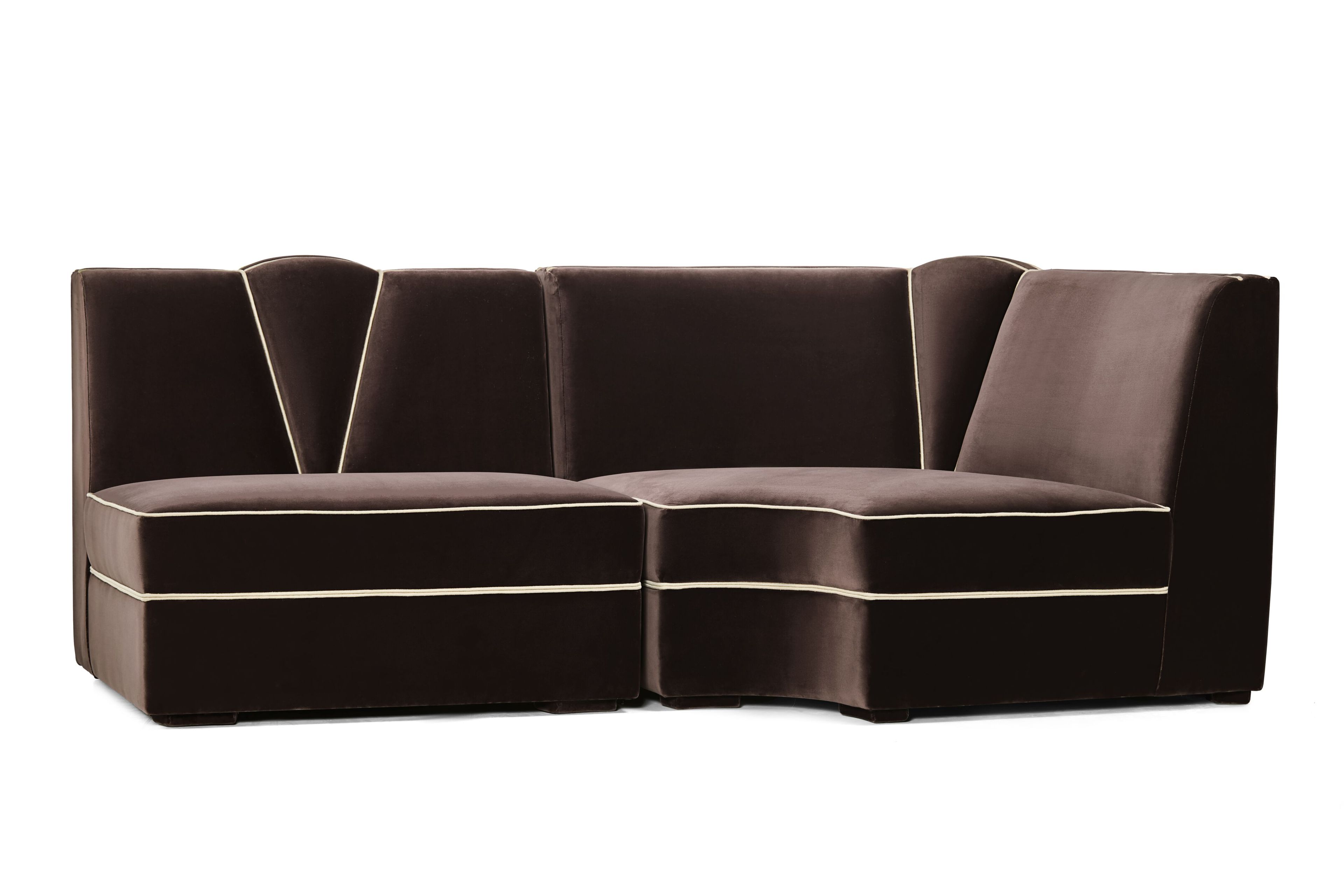 4-местный бархатный модульный диван Munna Жозефина ARCH-00130162 - Вид №4