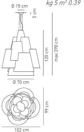 AXOLIGHT Подвесной светильник Melting pot sun-id-1387891 - Вид №6
