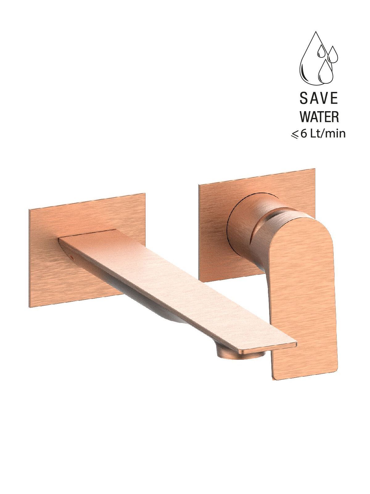 Настенный смеситель для раковины с ограничителем расхода Rubinetterie Frattini Нарцисс ARCH-00103865 - Вид №3