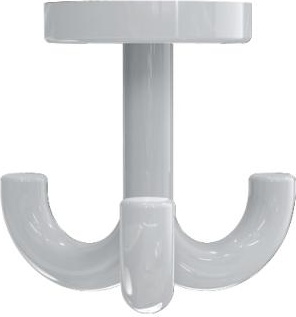 477.90.050 тройной крючок HEWI System 111 | Polyamid  - Вид №2