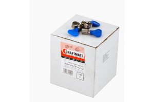 16666082 Хомут бабочка, нерж., D 8 х 12 mm, box 100 шт., шир. 9 mm 12, 1/2 123-09W012 NOVOCRAFT