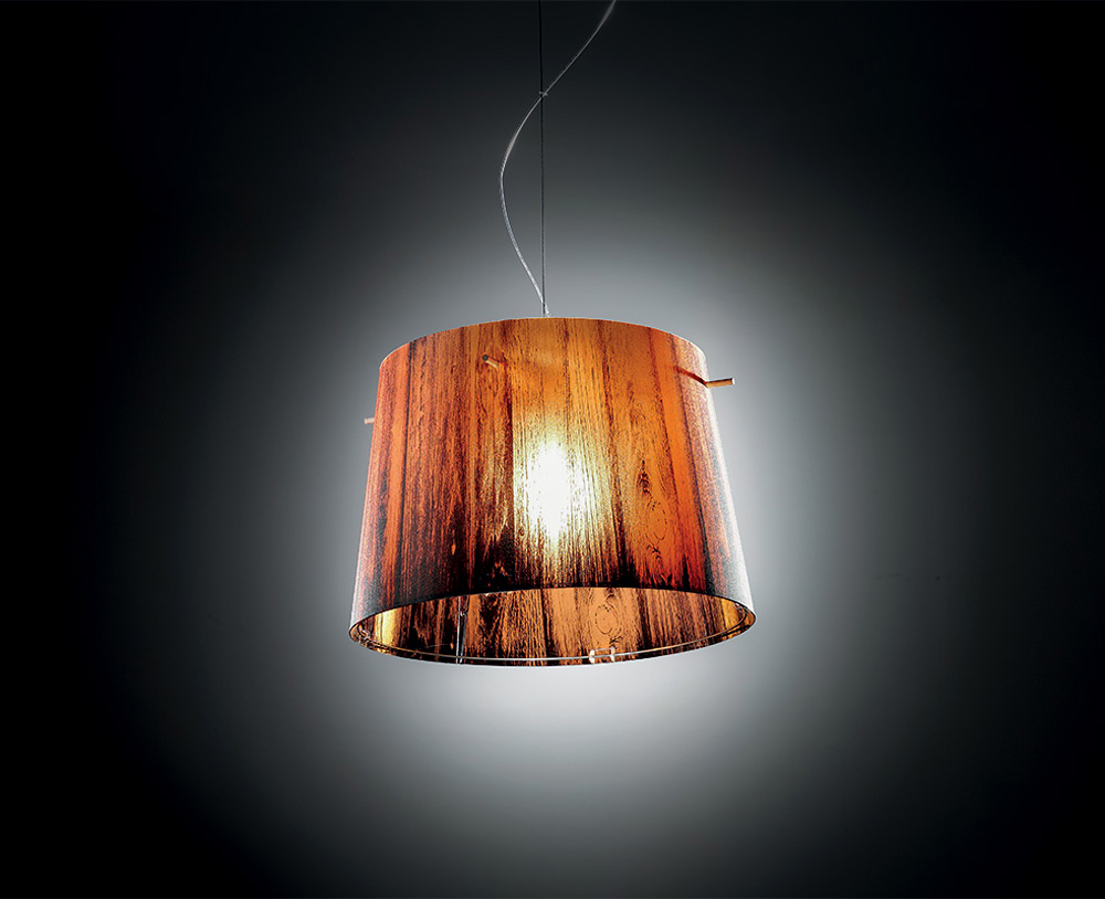 Подвесной светильник Woody Orange от Slamp WOO77SOS0000A_000 SLAMP ДИЗАЙНЕРСКИЕ 243574 Оранжевый  - Вид №1