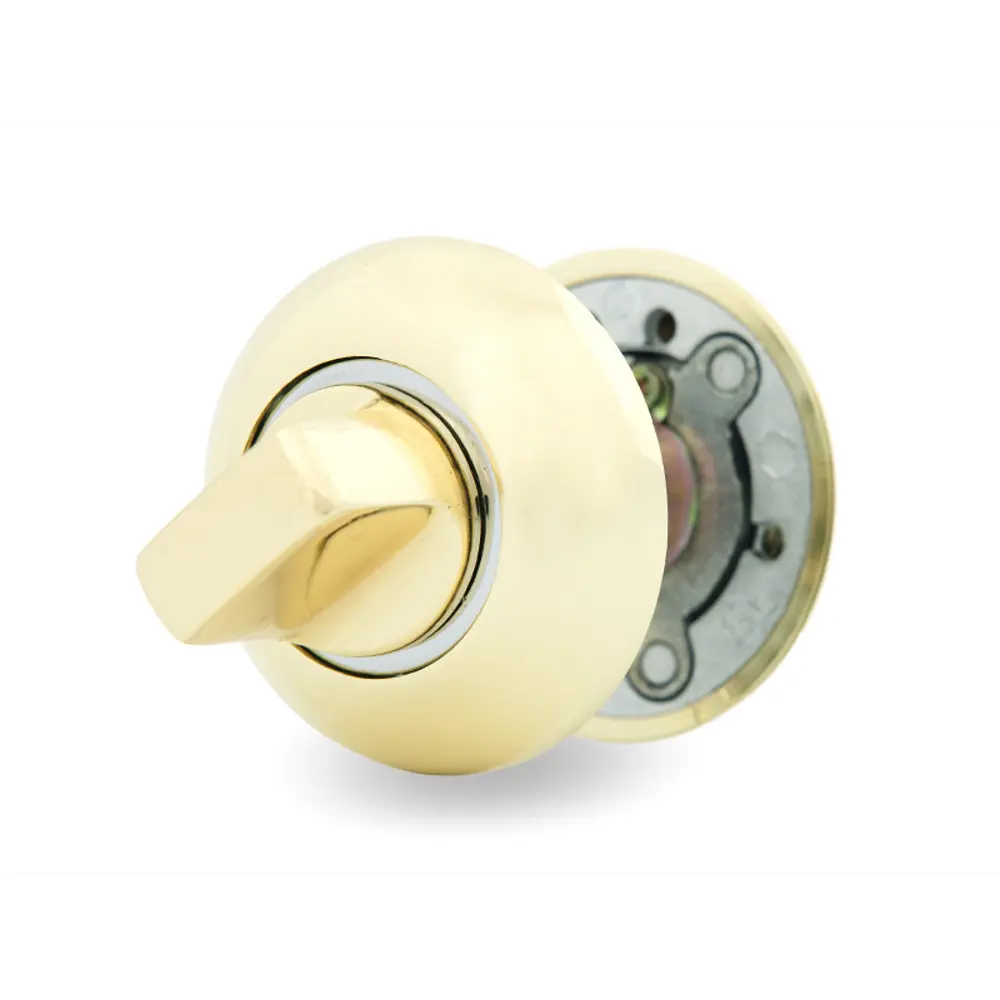 Фиксатор-ключ Palladium круглый золотой для межкомнатных дверей 89322440 STLM-0897409 - Вид №1