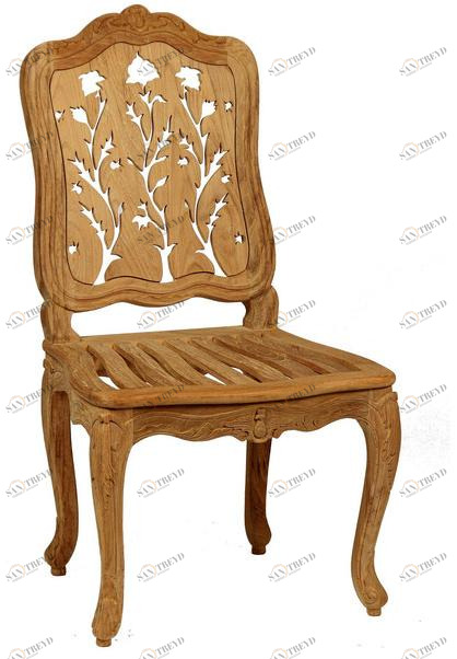 ASTELLO Садовый стул из тикового дерева с высокой спинкой Chèvrefeuille sun-id-1493858