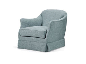 Тканевое кресло с подлокотниками