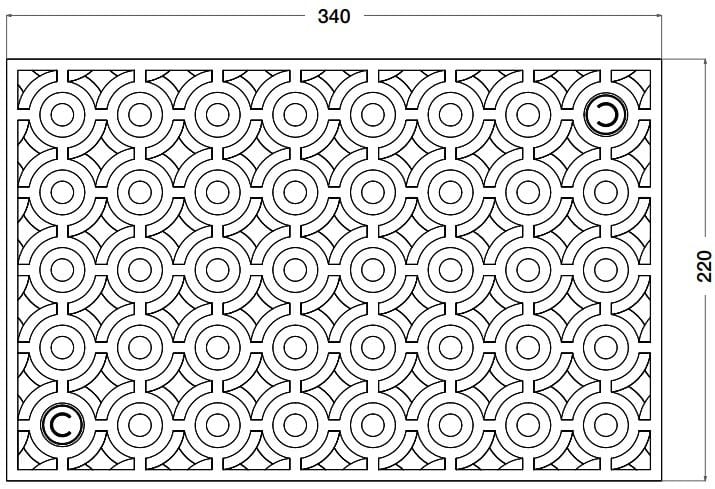 Прямоугольный ковер из шерсти и шелка CPRN HOMOOD Eclipse ARCH-00038649 - Вид №2