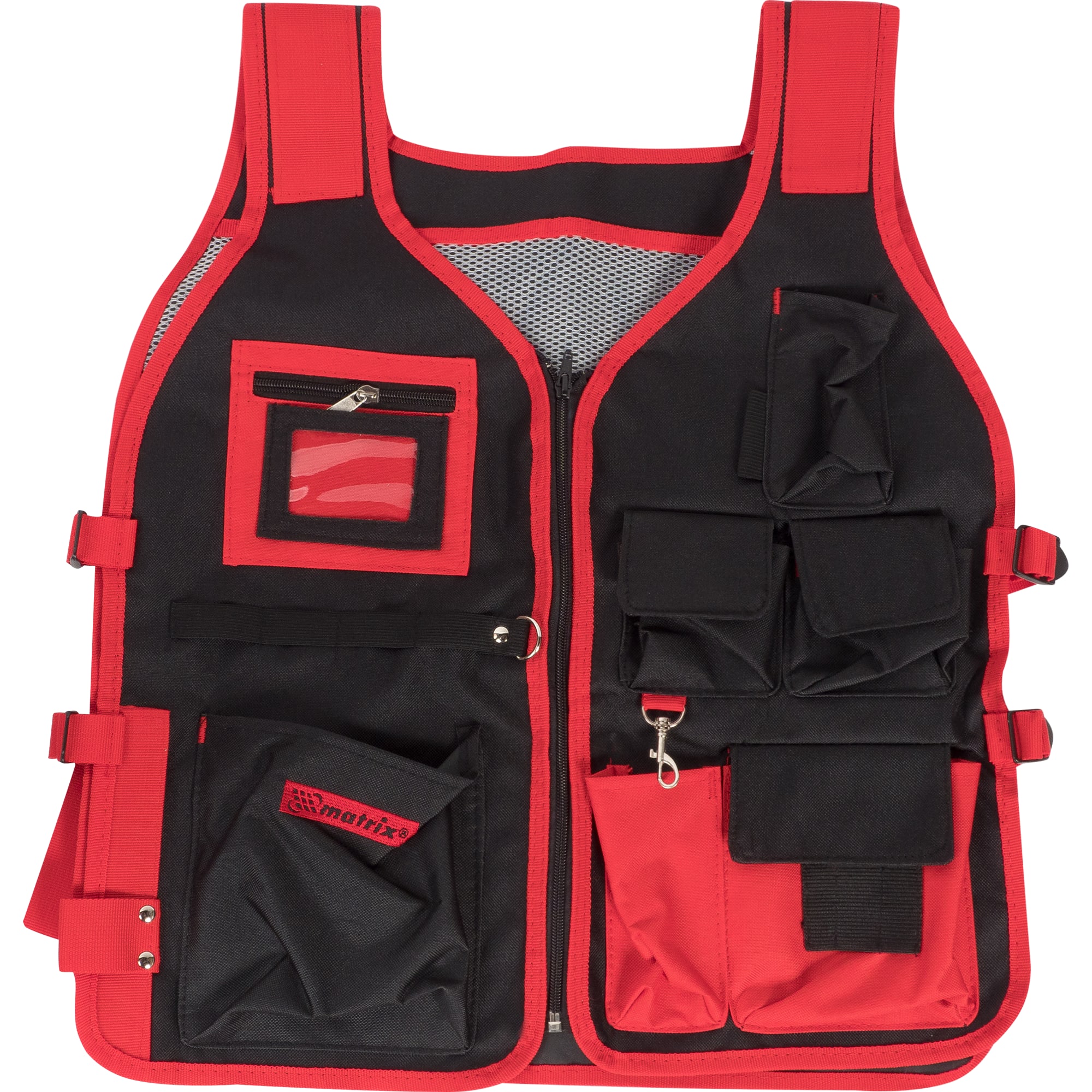 82168333 Жилет для инструмента Matrix, 510х600 мм, полиэстер, цвет чёрный/красный Santreyd 