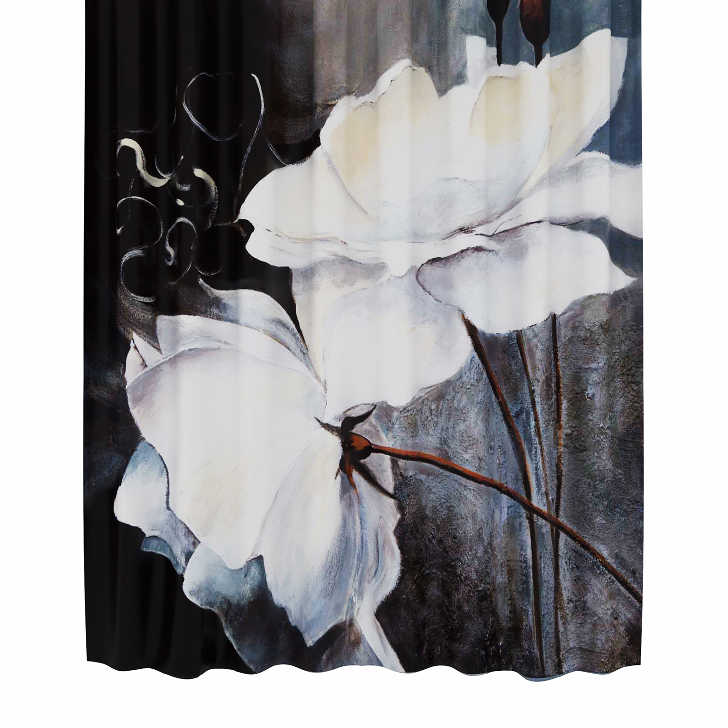 SC-70102 Ammer Шторка для ванной WasserKRAFT  - Вид №1