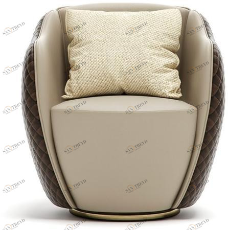 Capital Collection Кресло с обивкой из ткани с подлокотниками sun-id-1398447