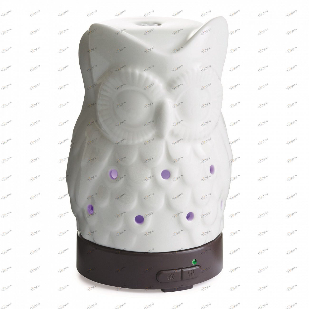 Ультразвуковой аромадиффузор 100мл "Сова" Diffuser Owl CANDLE WARMERS  268209 Белый;черный 