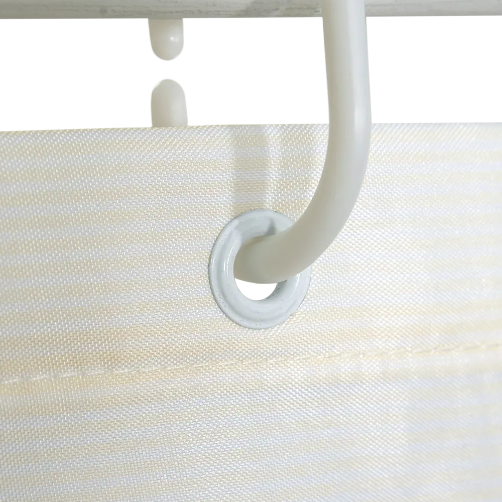 BATH PLUS Rome - Штора для ванной бежевая 180 см с усиленным креплением 11493779 STLM-0001265 - Вид №4