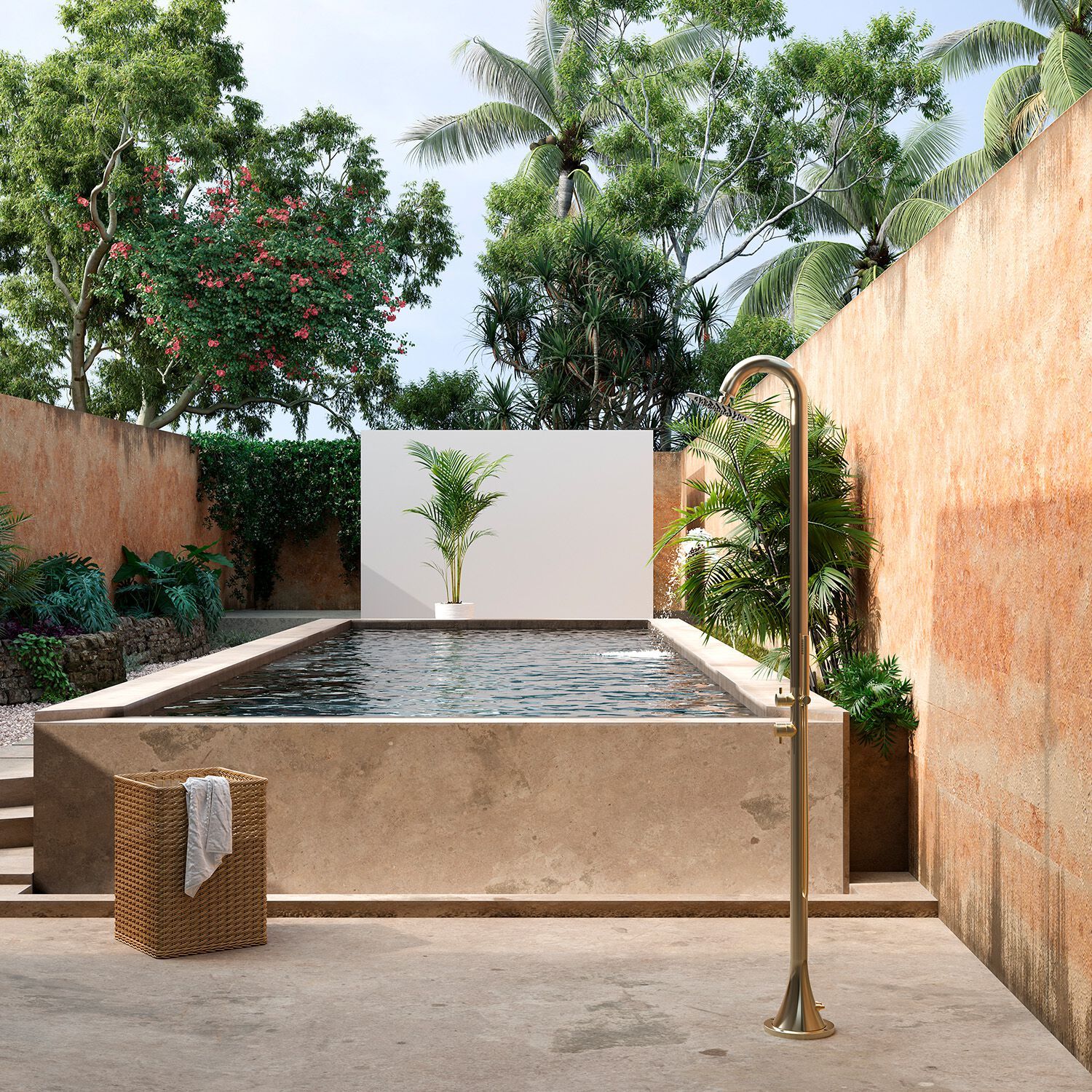 Открытый душ из нержавеющей стали с ручным душем SINED LUNA D ARCH-00091272 - Вид №21