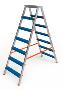 Стремянка двухсекционная SARAYLI COLOR 7+7 9292141