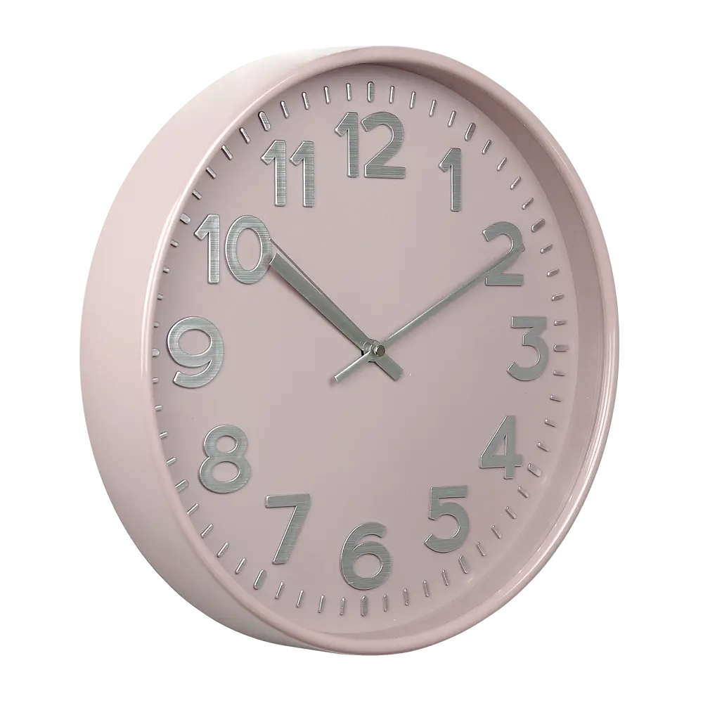 Часы настенные Troykatime ø30 см цвет розовый STLM-2012445 - Вид №2