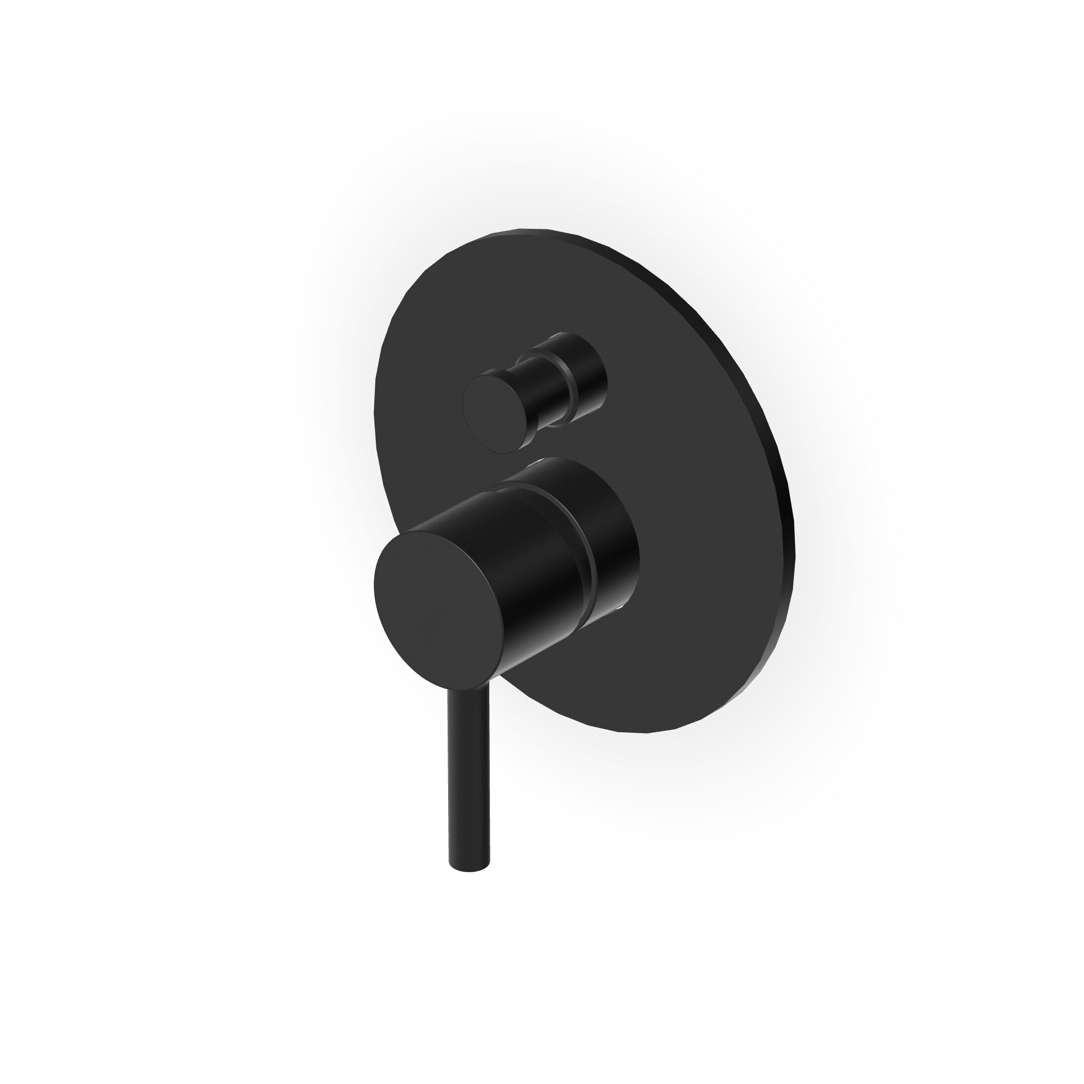 Однорычажный настенный смеситель для ванны / душа с переключателем Zucchetti Pan S ARCH-00086458 - Вид №1