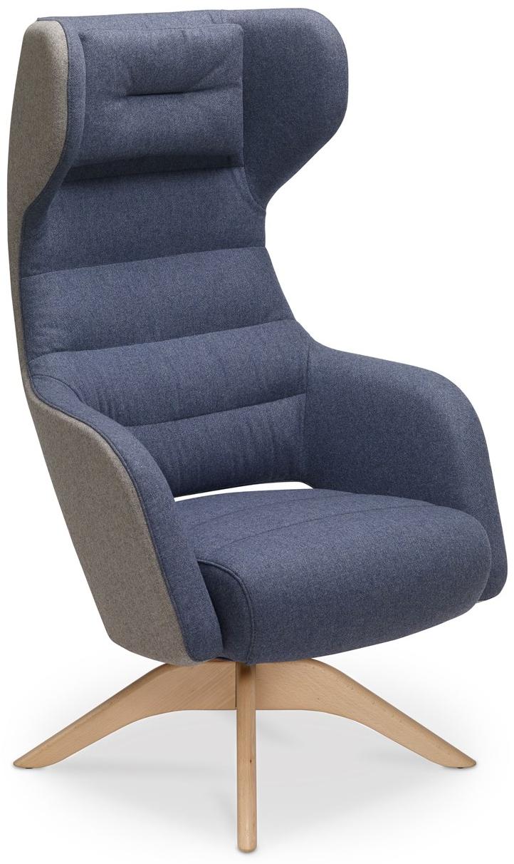 Sinetica Вращающееся кресло на козелке из ткани с подлокотниками Captain sun-id-1350845 - Вид №2