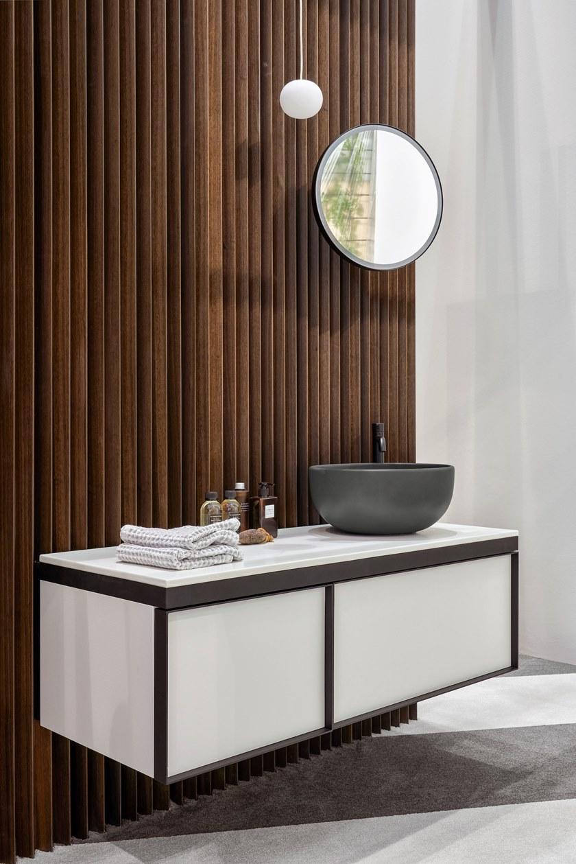 Ceramica Cielo Настенная модульная лакированная тумба под умывальник sun-id-1496165 - Вид №1