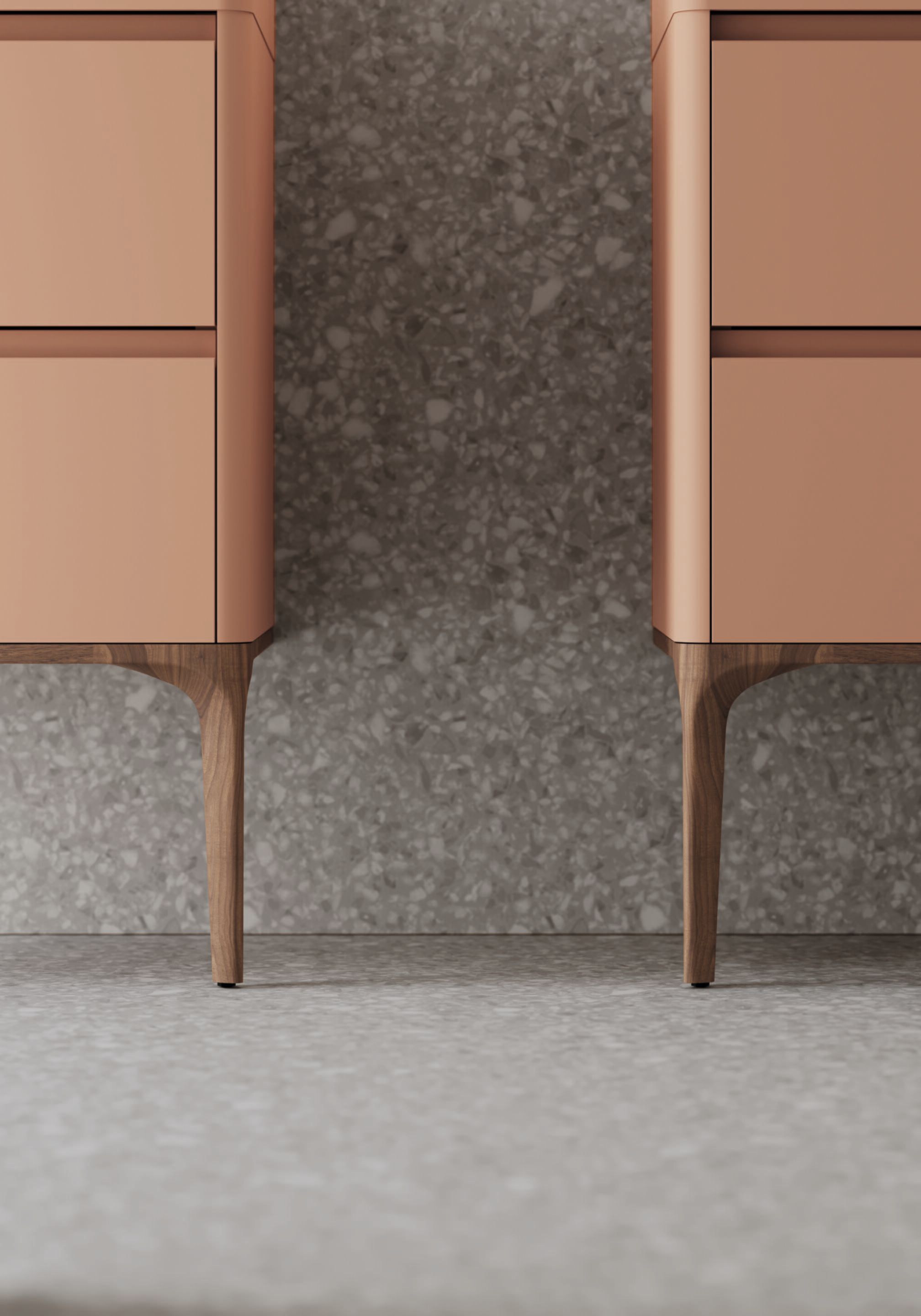 Напольный умывальник с зеркалом Ideagroup Seventy Form ARCH-00039477 - Вид №3