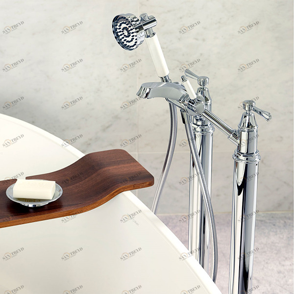 Смеситель напольный для ванны Florin 26 FLO-26-PC Victoria + Albert FLO26PC