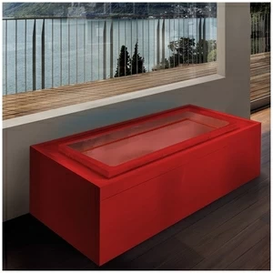 Бассейн Gruppo Treesse Fusion 220 SPA-V8620-K напольный прямоугольный красный