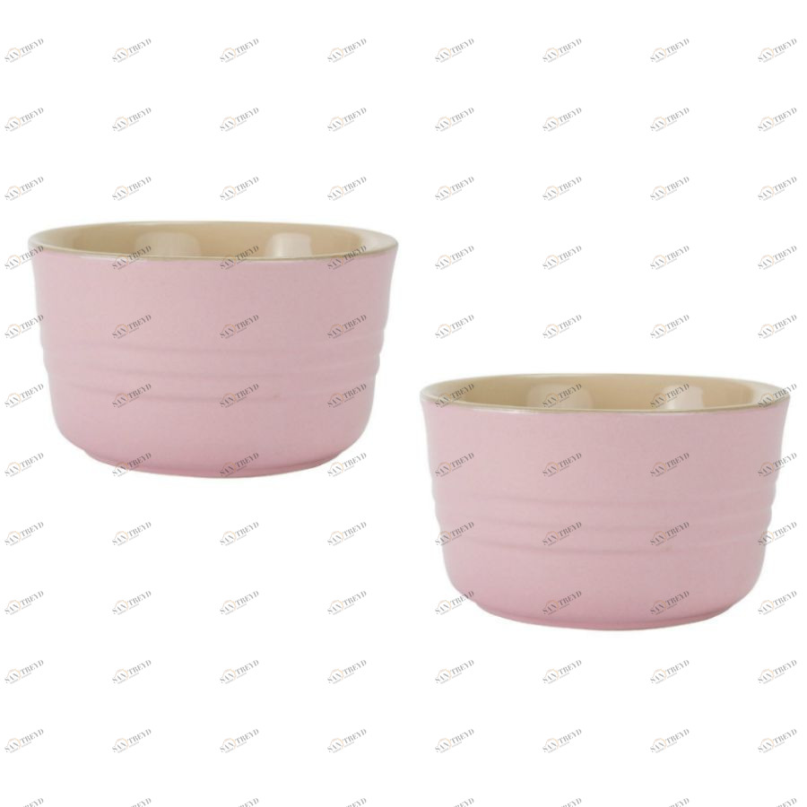 Набор рамекинов Le Creuset, каменная керамика, 2 шт., розовый 91002800401000