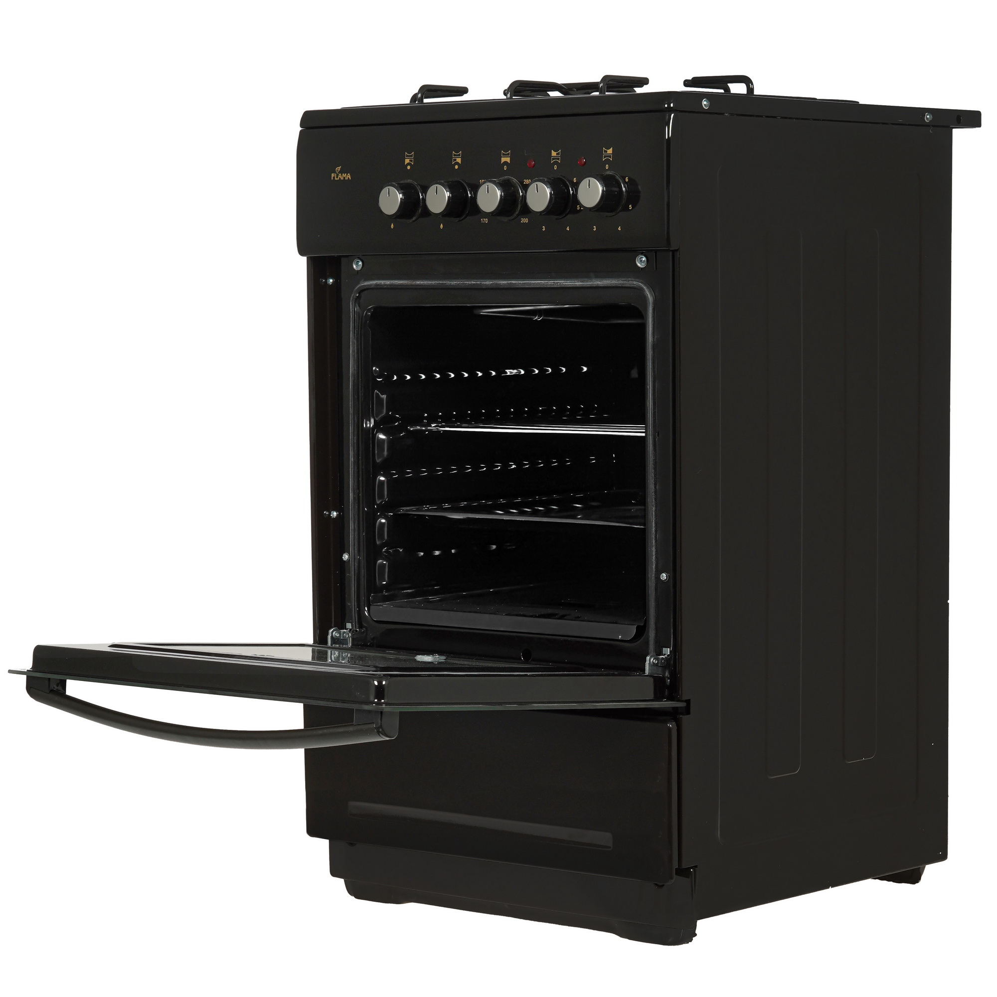 5320759 Комбинированная плита Flama RK 2201 B коричневый Flama group STDN-0128339 - Вид №4