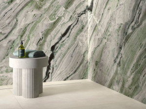 Пол / керамогранит с мраморным эффектом