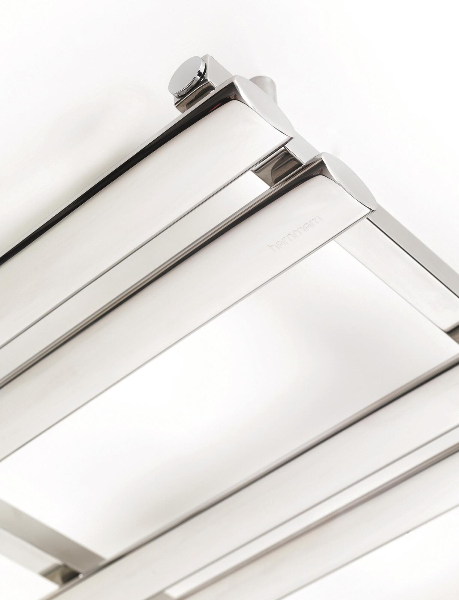 Полотенцесушитель Hammam METROPOLIS Mild steel  комбинированный; электрический или водяной Сталь  - Вид №69