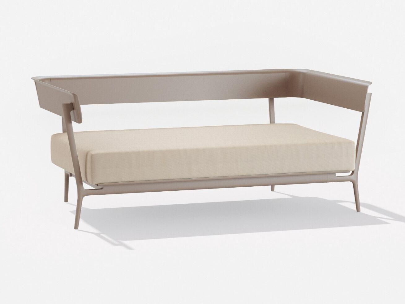 2-местный тканевый садовый диван с подлокотниками FAST Aikana ARCH-00070784