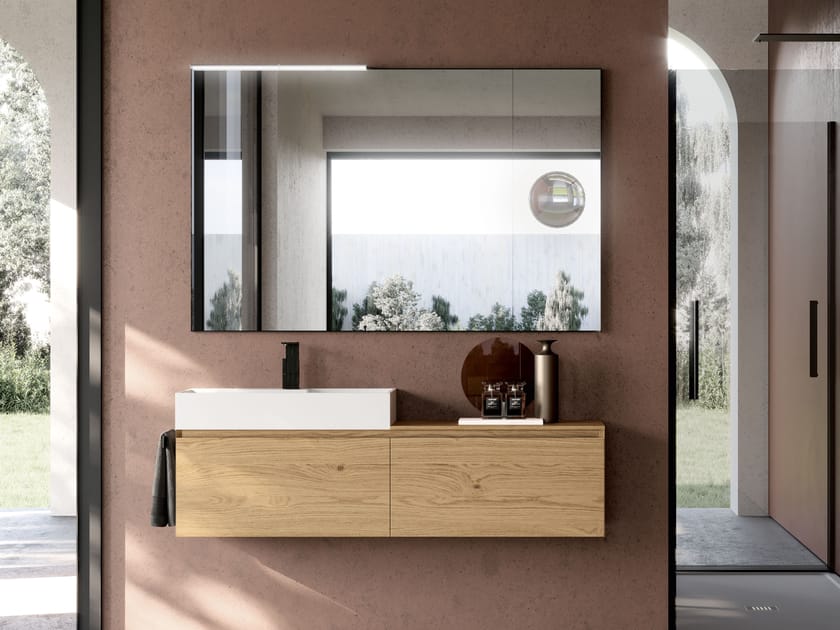 Дубовый умывальник с ящиками Ideagroup Cubik ARCH-00075717