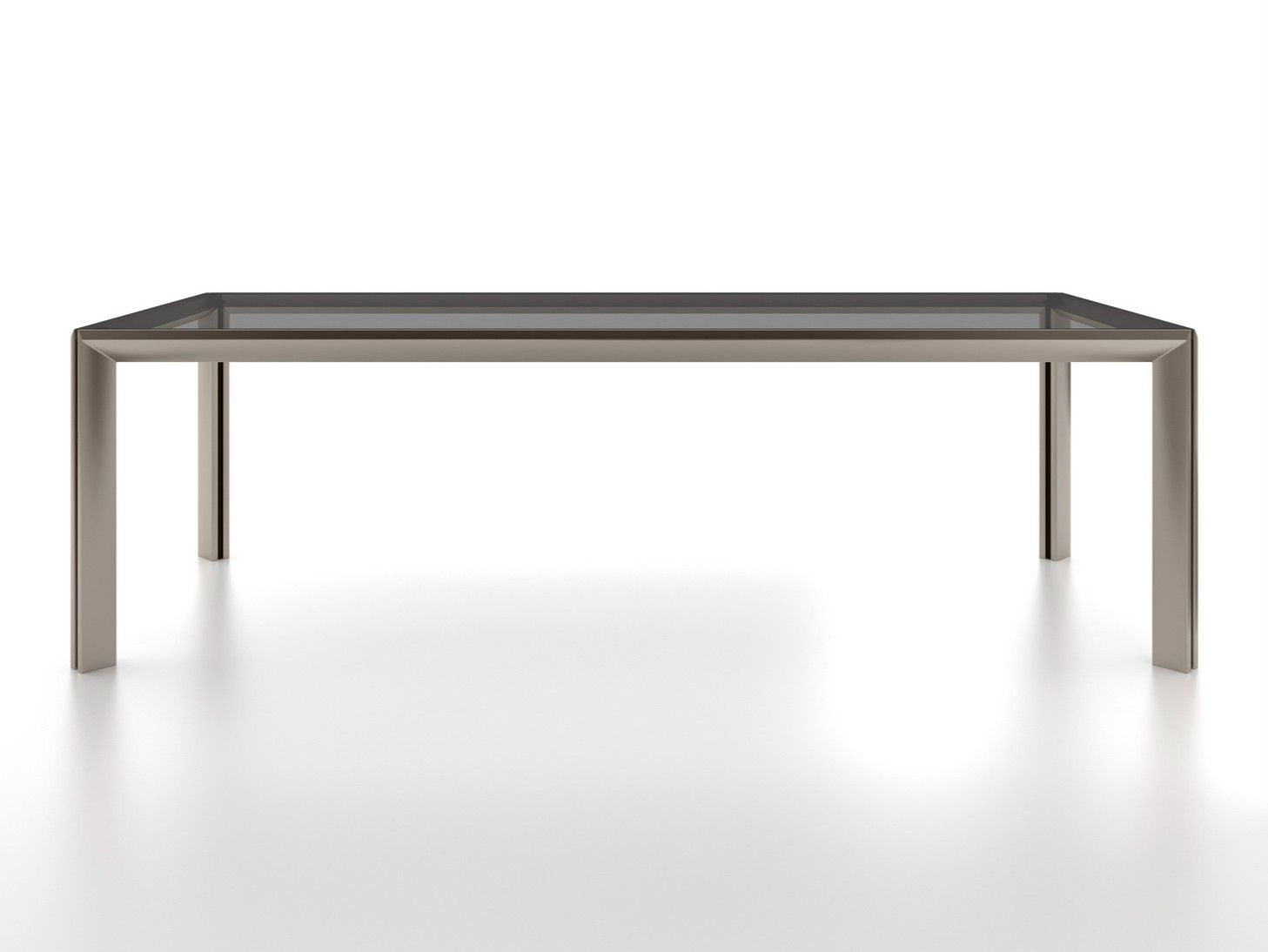 Прямоугольный обеденный стол из закаленного стекла F.lli Orsenigo GRANDANGOLO ARCH-00041965
