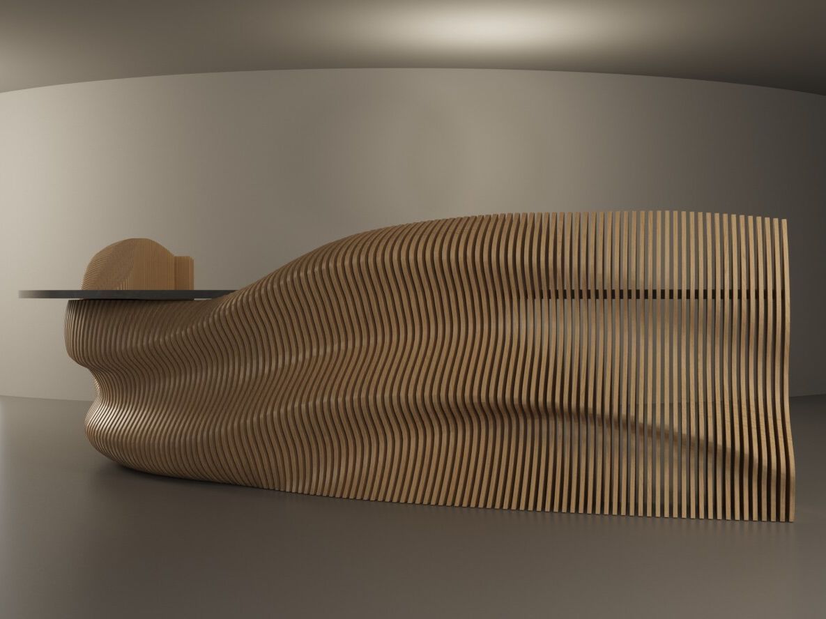 Стойка регистрации из фанеры MYWOODREAM SILVY ARCH-00027515